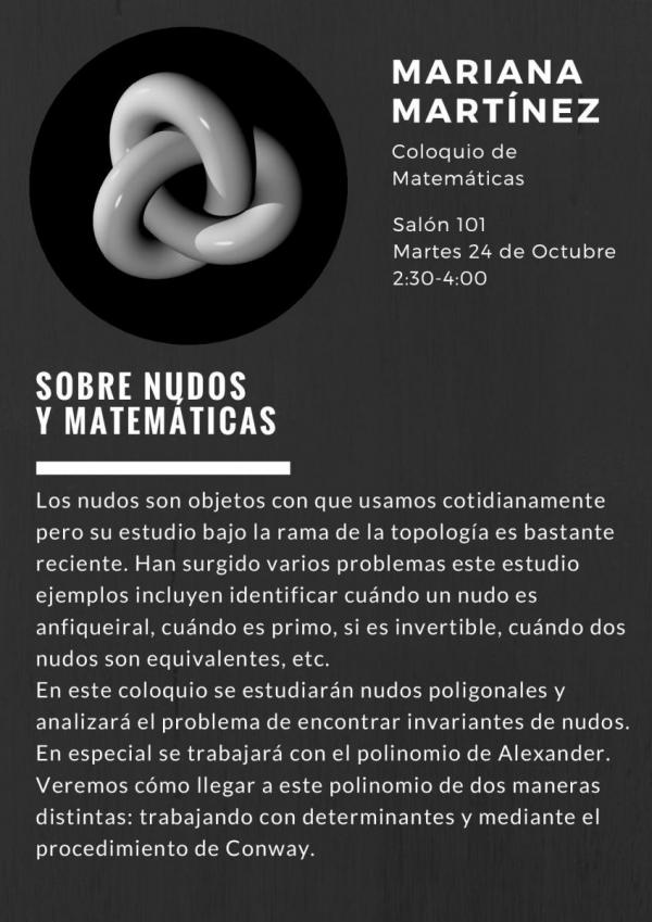Sobre nudos y matemáticas