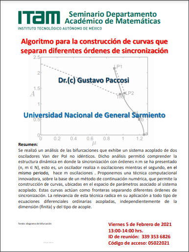 Póster seminario Matemáticas